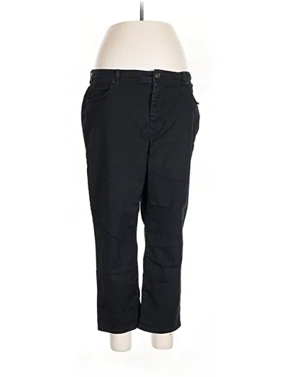 Pre-owned Chico's Casual Pants In Black