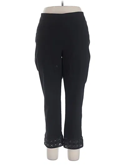 Pre-owned Chico's Casual Pants In Black