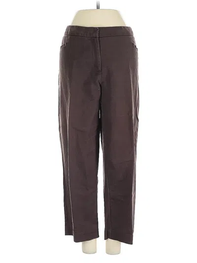 Pre-owned Chico's Casual Pants In Brown