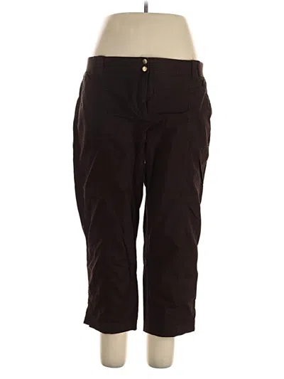 Pre-owned Chico's Casual Pants In Brown