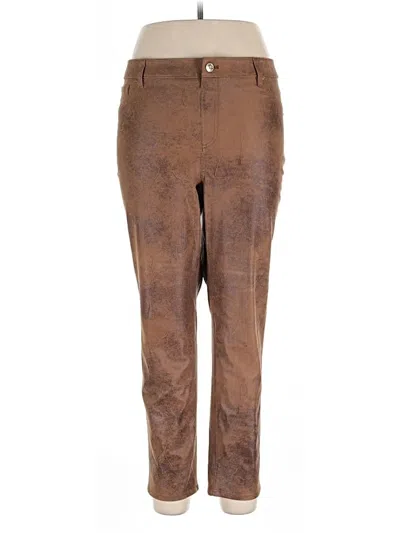 Pre-owned Chico's Casual Pants In Brown