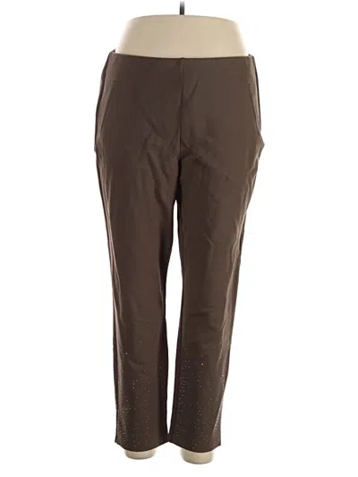 Pre-owned Chico's Casual Pants In Brown