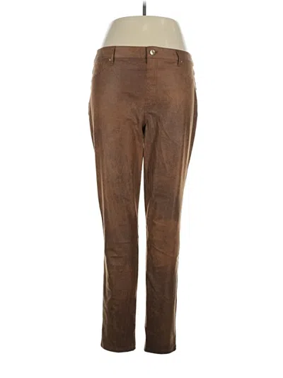 Pre-owned Chico's Casual Pants In Brown