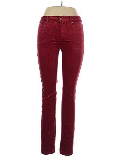 Pre-owned Chico's Casual Pants In Burgundy