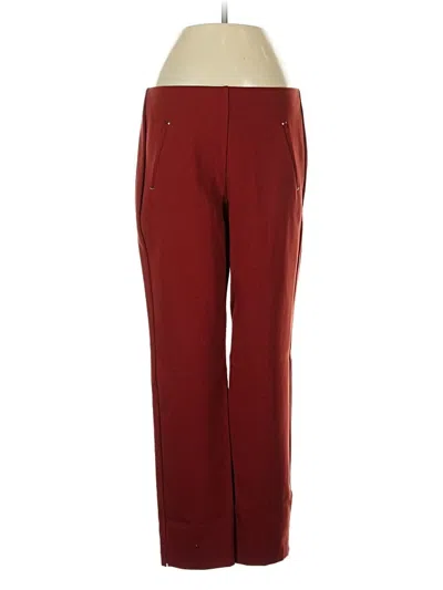 Pre-owned Chico's Casual Pants In Burgundy