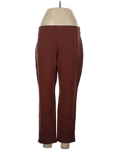 Pre-owned Chico's Casual Pants In Burgundy