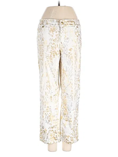 Pre-owned Chico's Casual Pants In Gold