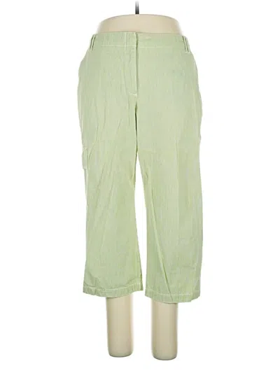 Pre-owned Chico's Casual Pants In Green