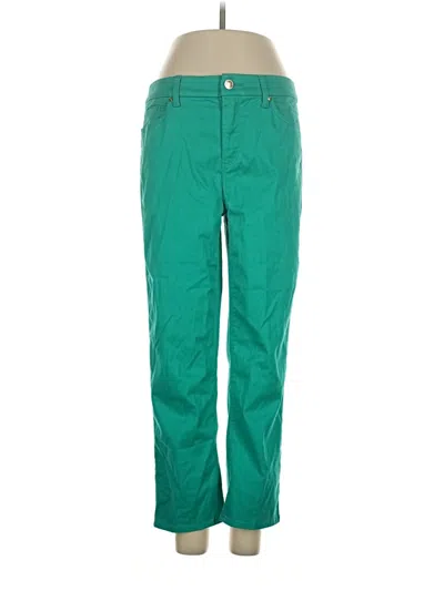 Pre-owned Chico's Casual Pants In Green