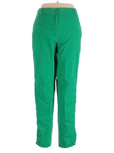 Pre-owned Chico's Casual Pants In Green