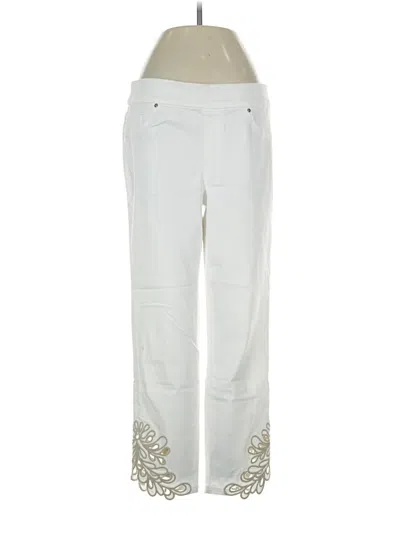 Pre-owned Chico's Casual Pants In Ivory