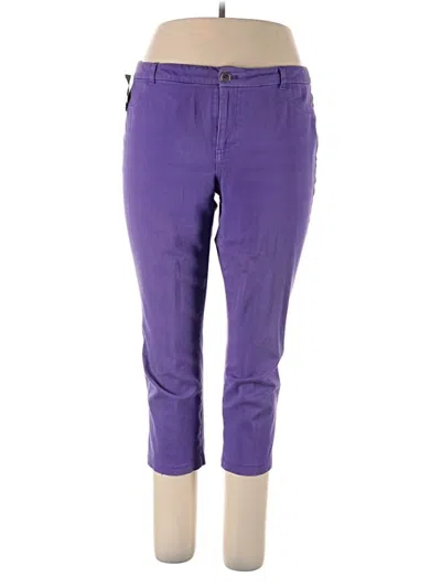 Pre-owned Chico's Casual Pants In Purple