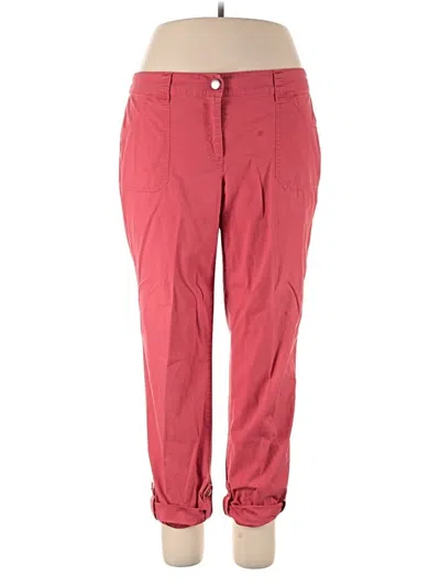 Pre-owned Chico's Casual Pants In Red