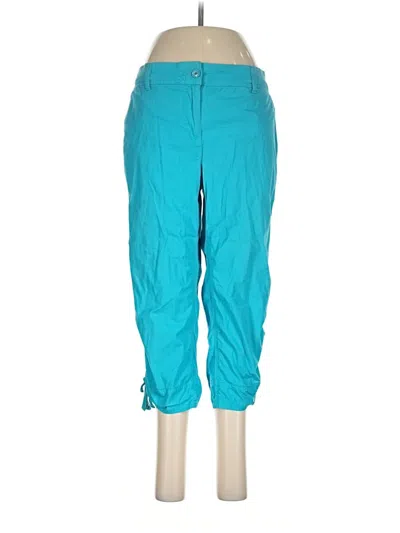 Pre-owned Chico's Casual Pants In Teal