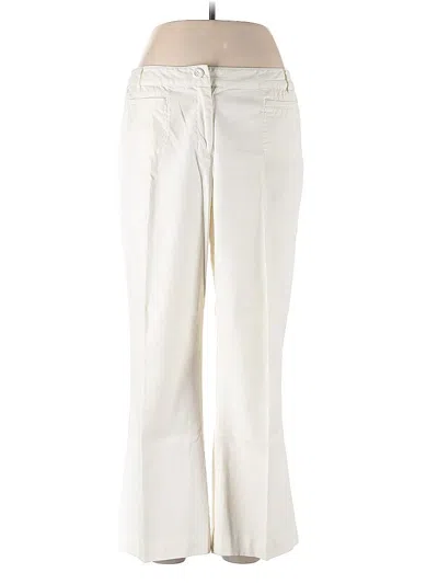 Pre-owned Chico's Casual Pants In White