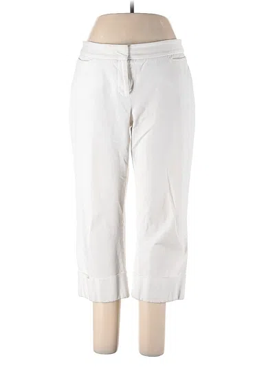 Pre-owned Chico's Casual Pants In White