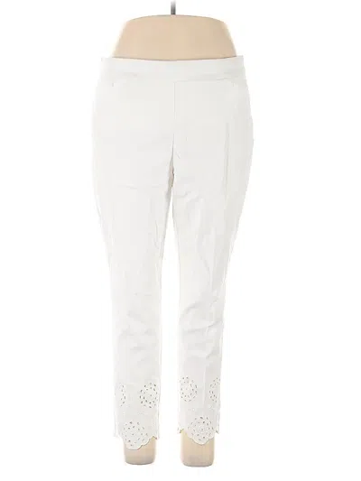 Pre-owned Chico's Casual Pants In White