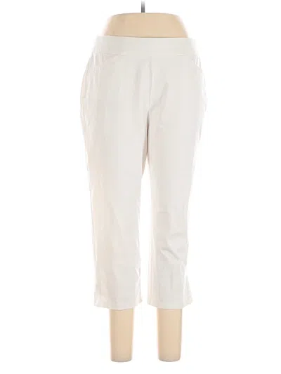 Pre-owned Chico's Casual Pants In White