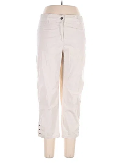 Pre-owned Chico's Casual Pants In White