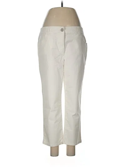 Pre-owned Chico's Casual Pants In White