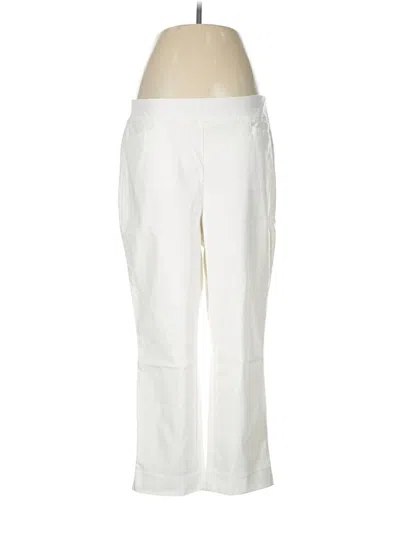 Pre-owned Chico's Casual Pants In White