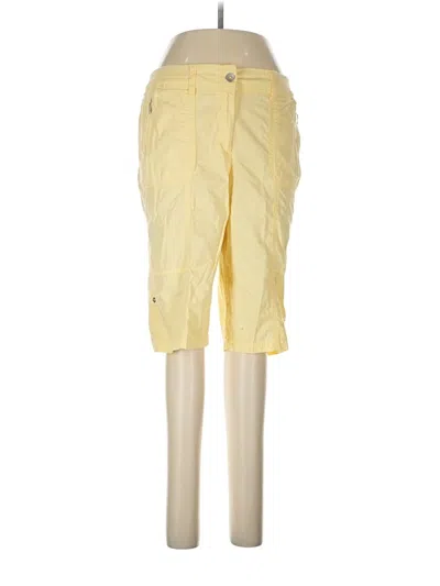 Pre-owned Chico's Casual Pants In Yellow
