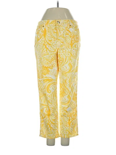 Pre-owned Chico's Casual Pants In Yellow