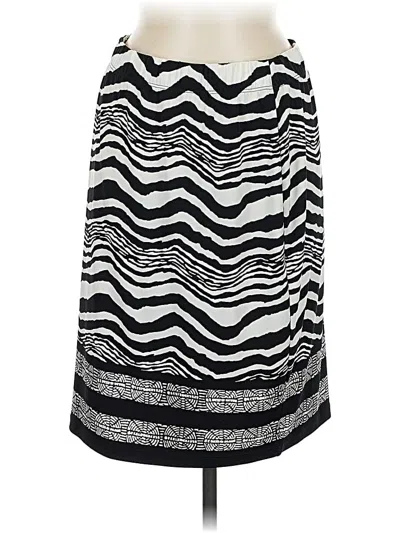 Pre-owned Chico's Casual Skirt In Black