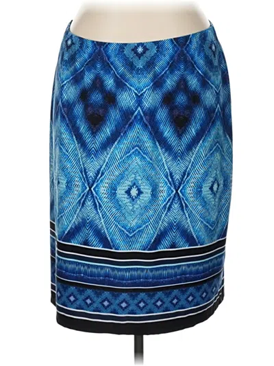 Pre-owned Chico's Casual Skirt In Blue