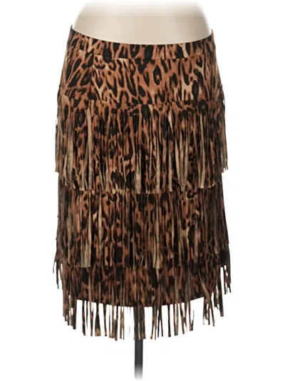 Pre-owned Chico's Casual Skirt In Brown