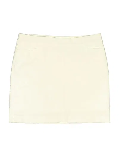 Pre-owned Chico's Casual Skirt In Ivory