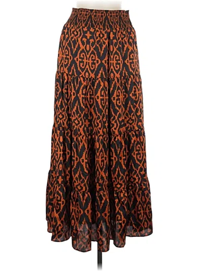 Pre-owned Chico's Casual Skirt In Orange