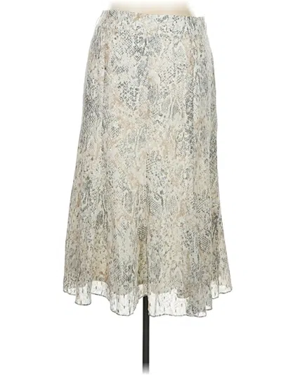 Pre-owned Chico's Casual Skirt In Silver