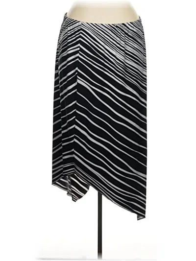 Pre-owned Chico's Casual Skirt In Silver