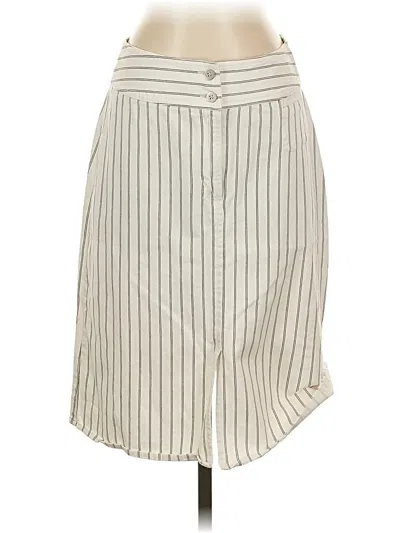 Pre-owned Chico's Casual Skirt In White