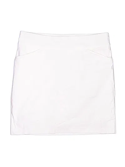 Pre-owned Chico's Casual Skirt In White
