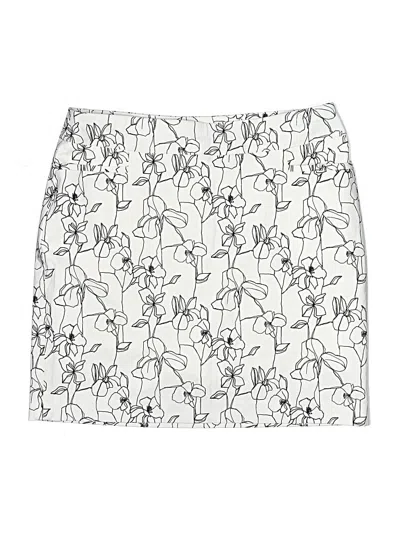 Pre-owned Chico's Casual Skirt In White