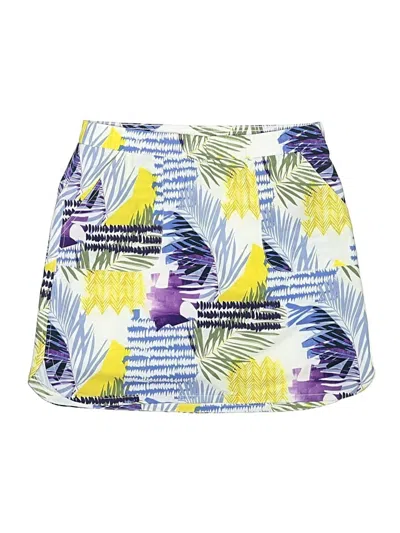 Pre-owned Chico's Casual Skirt In Yellow