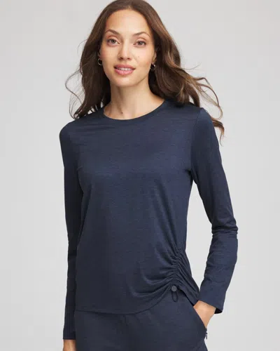 Chico's Cloud Asymmetrical Top In Blue