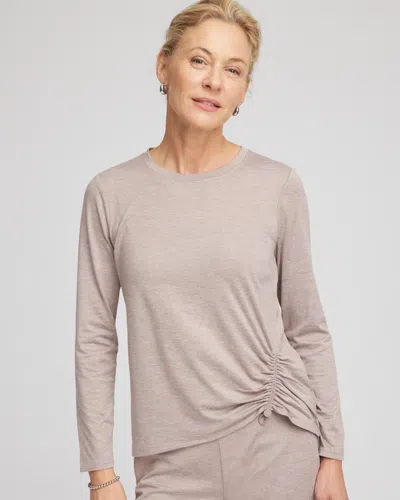 Chico's Cloud Asymmetrical Top In Rocky Mountain