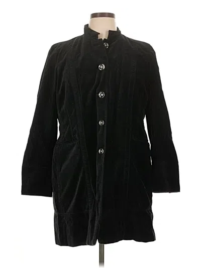Pre-owned Chico's Coat In Black