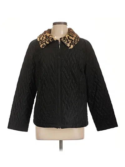 Pre-owned Chico's Coat In Black