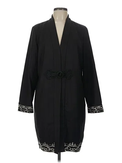 Pre-owned Chico's Coat In Black