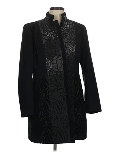 Pre-owned Chico's Coat In Black