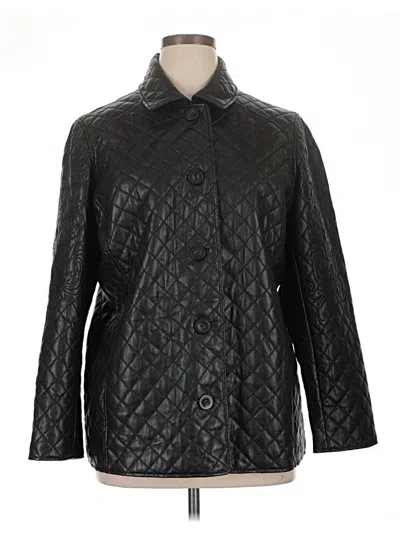 Pre-owned Chico's Coat In Black