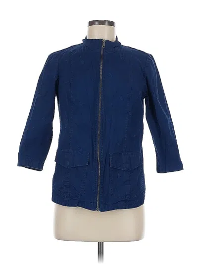 Pre-owned Chico's Coat In Blue