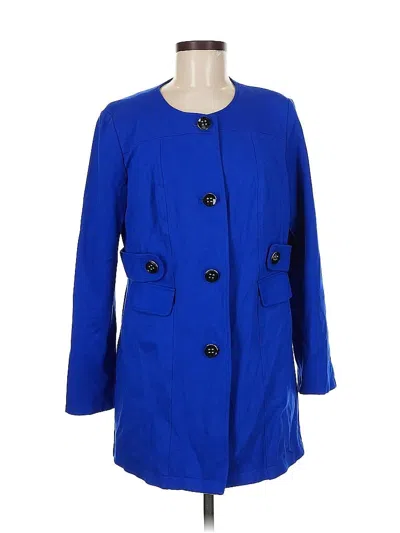 Pre-owned Chico's Coat In Blue