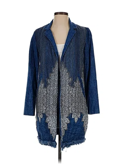 Pre-owned Chico's Coat In Blue