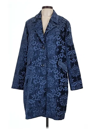 Pre-owned Chico's Coat In Blue