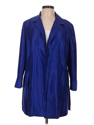 Pre-owned Chico's Coat In Blue